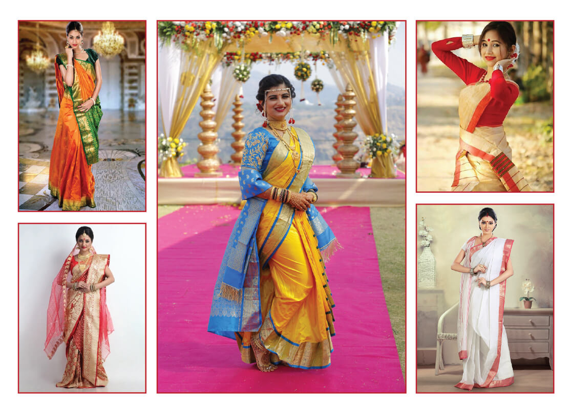 Drape a Silk Saree, modern saree draping styles