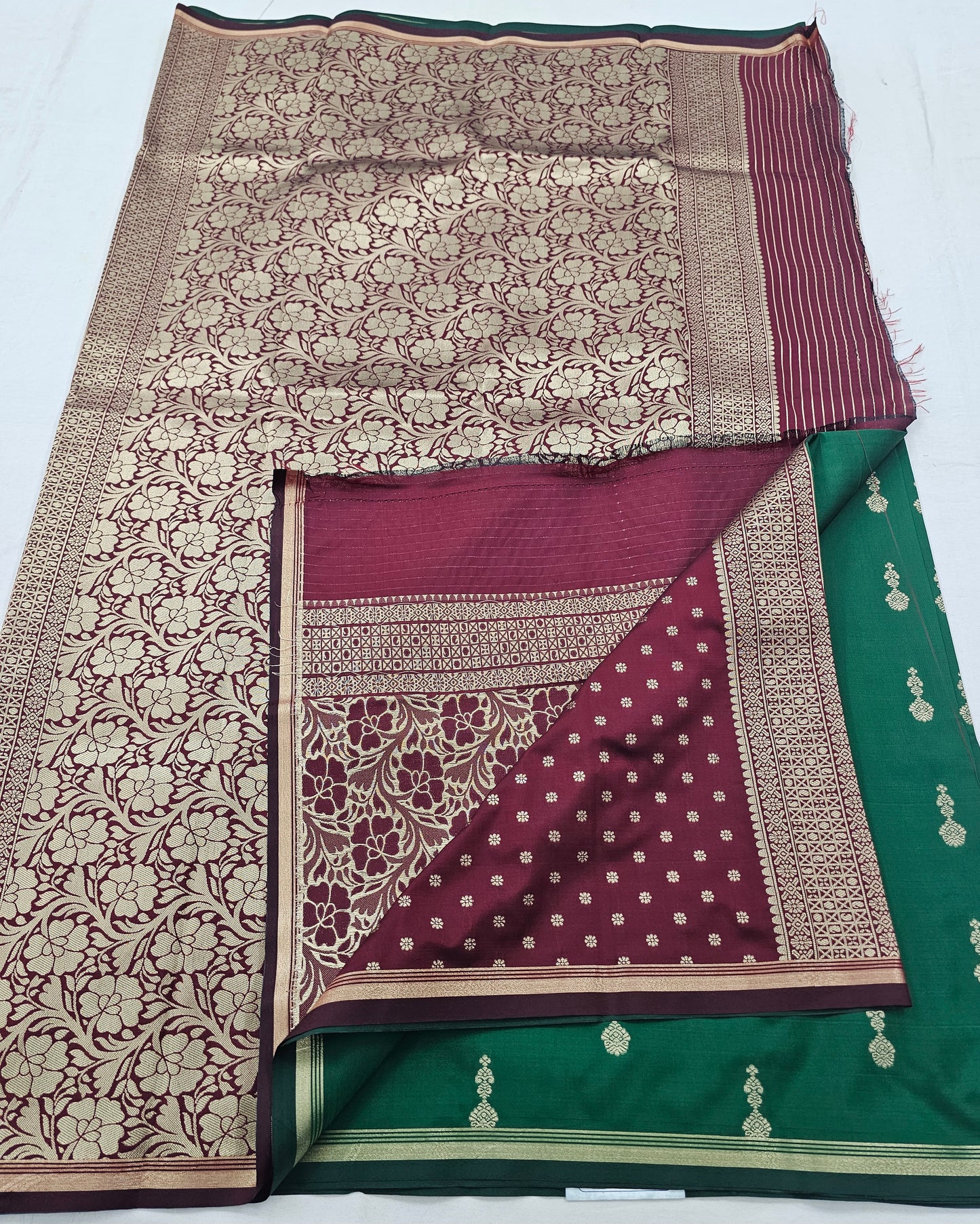 Kanchipuram Blended Fancy SoftSilkSarees 009