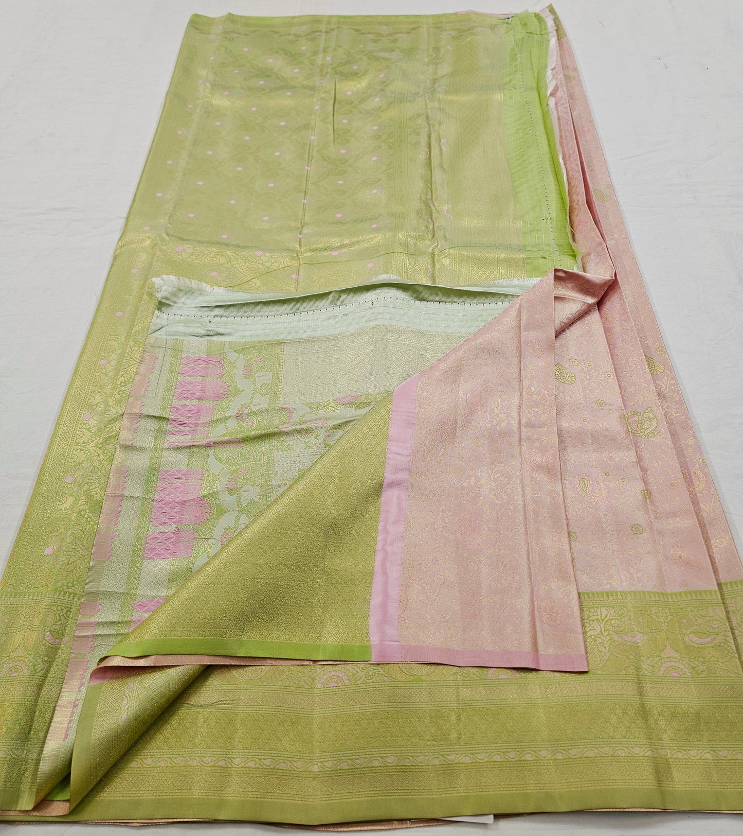 Kanchipuram Blended Trendy Tissue Silk Saree 572