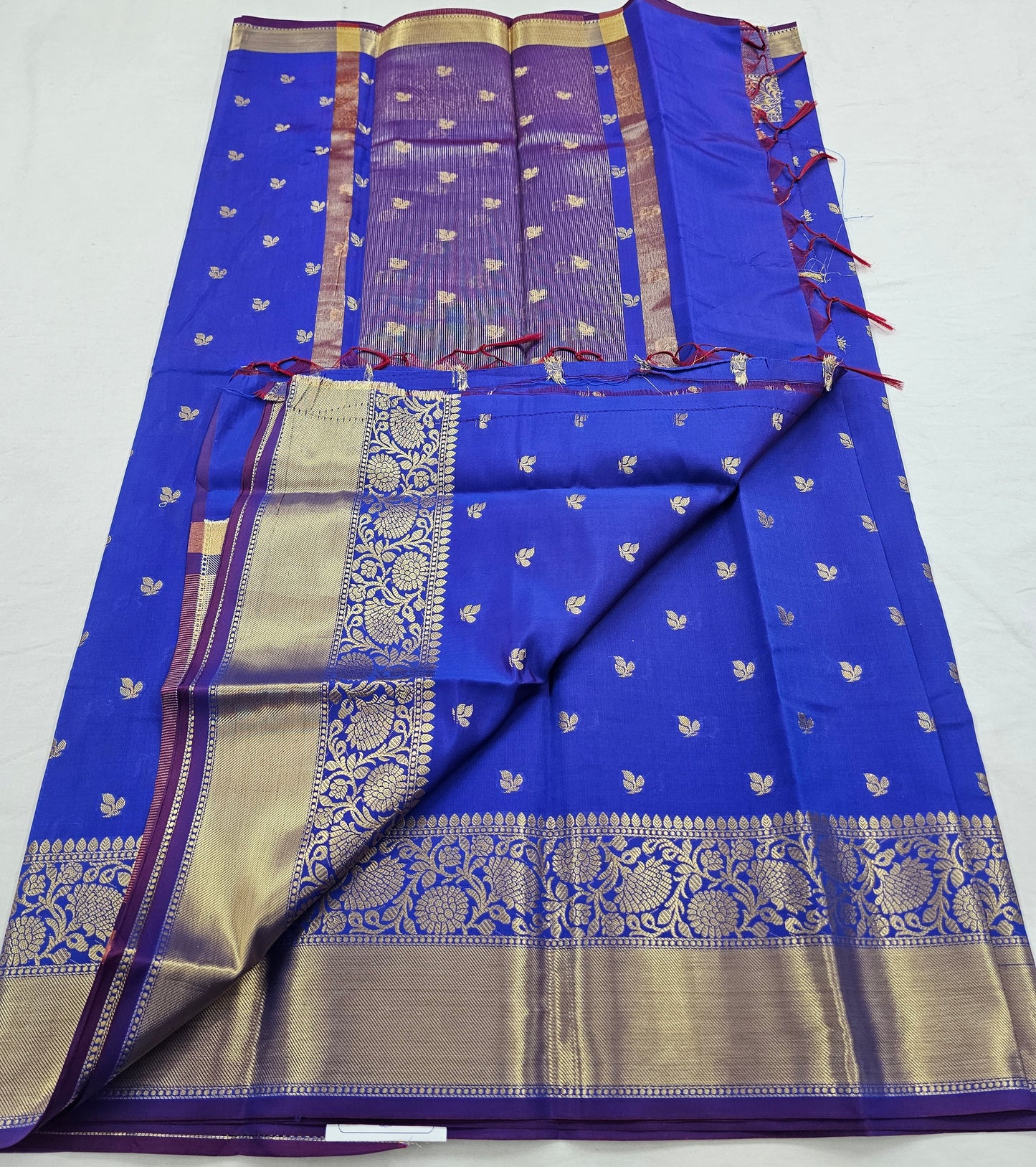 Kanchipuram Blended Fancy Butta Silk saree 002