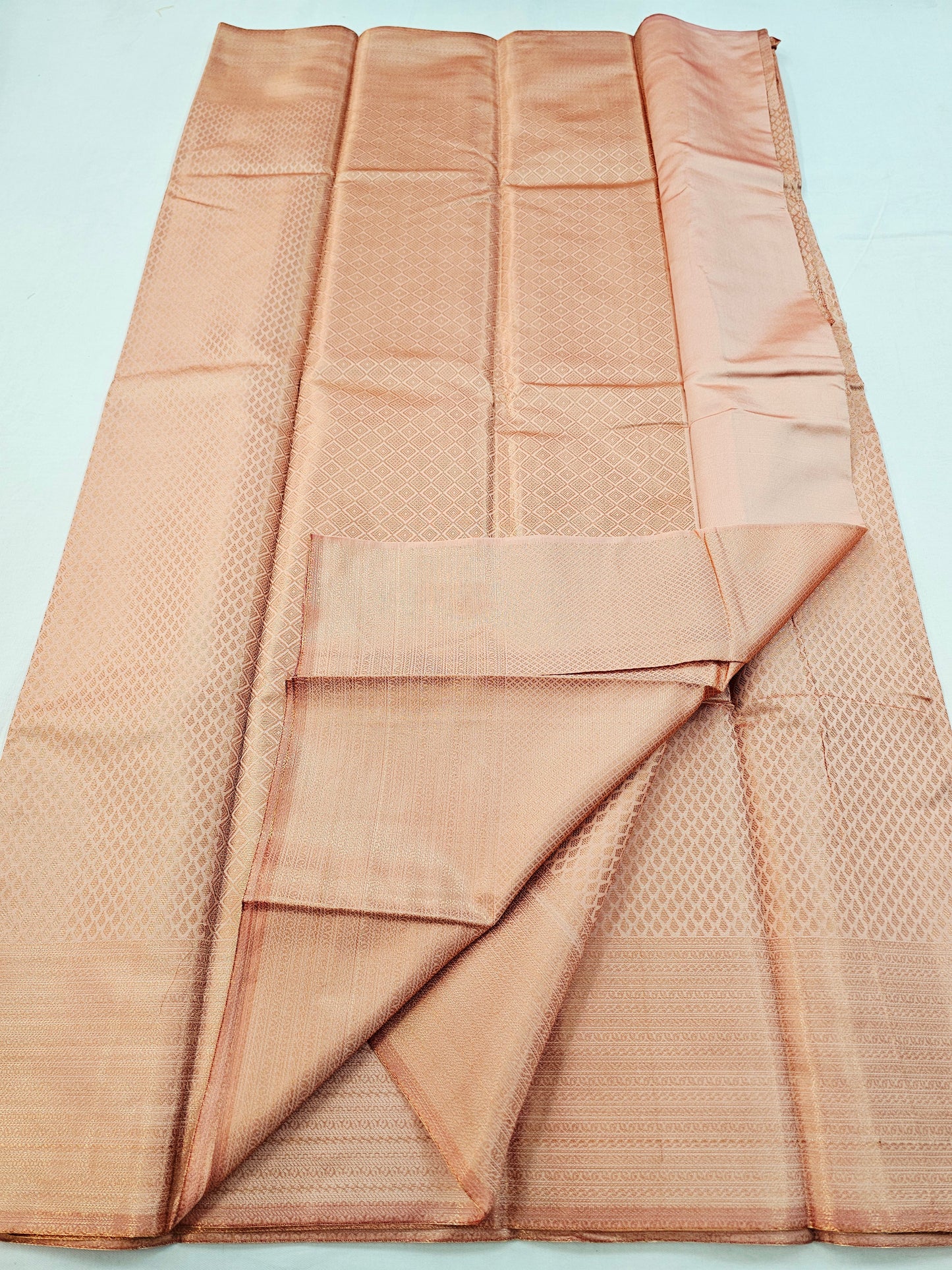 Kanchipuram Blended Kerala Bridal Silk Saree 001