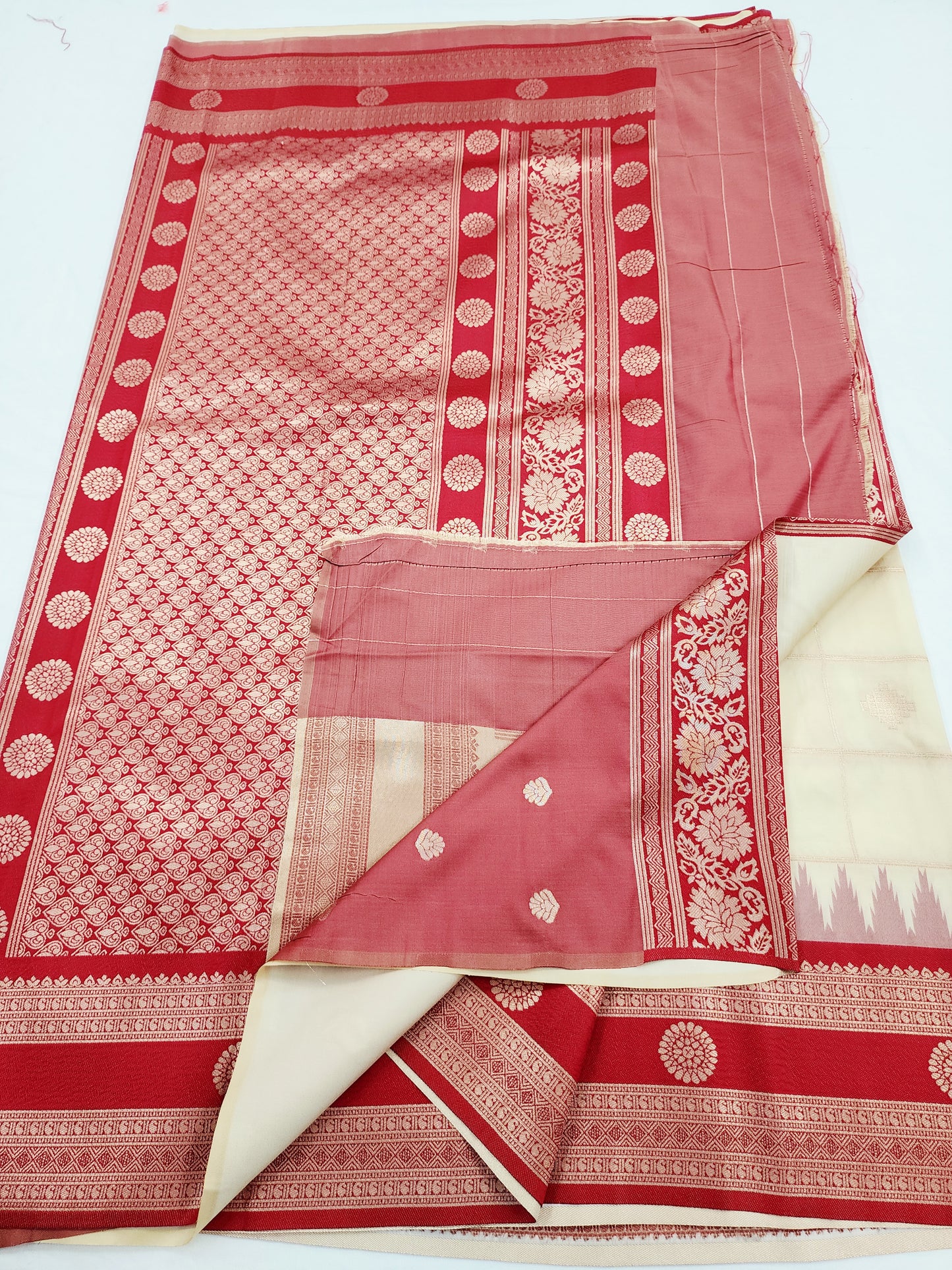 Kanchipuram Blended Vintage Korvai SilkSaree 002