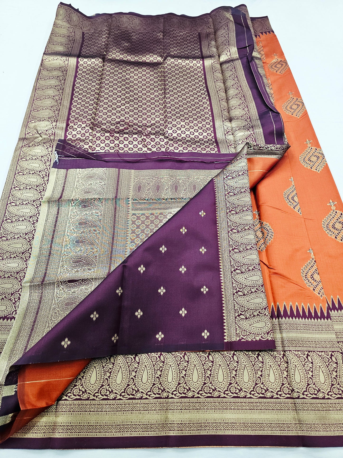 Kanchipuram Blended Fancy Butta Silk Saree 026