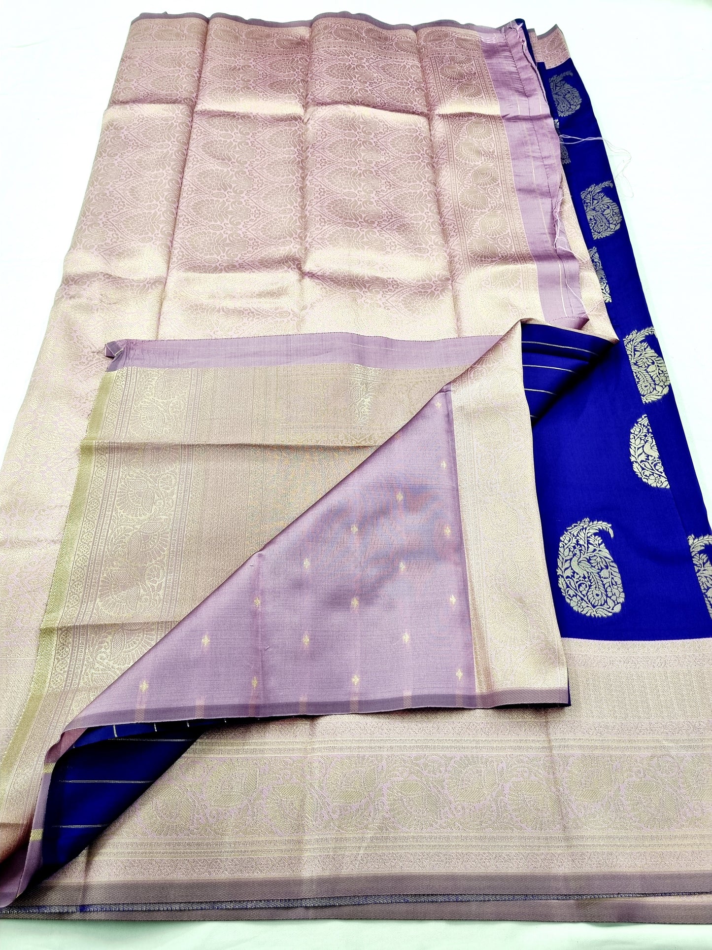 Kanchipuram Blended Fancy Butta Silk Saree 015