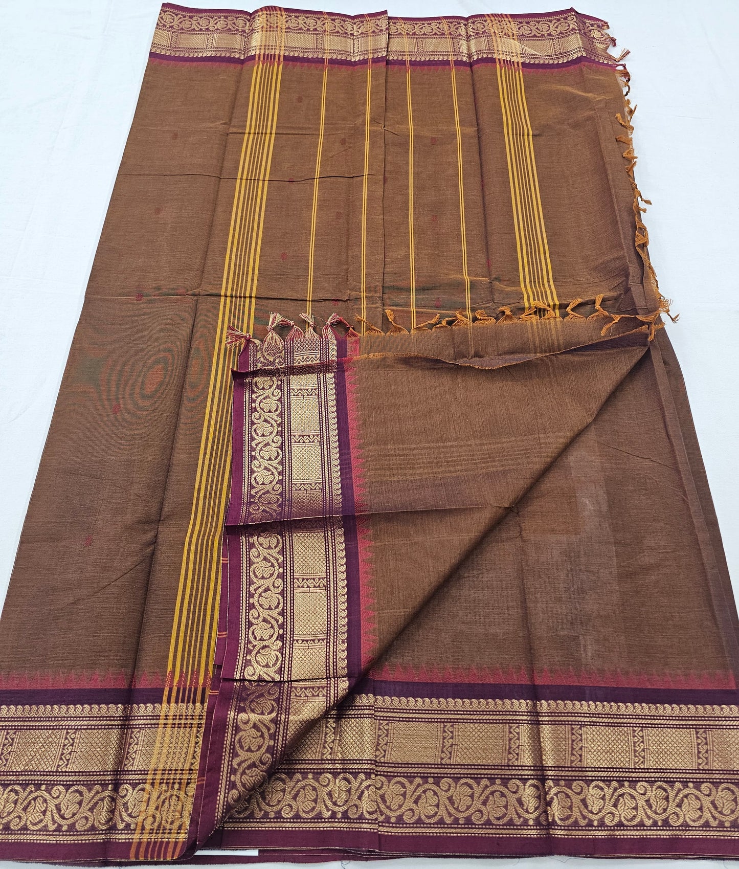 Kanchipuram Pure Korvai Cotton Saree 001