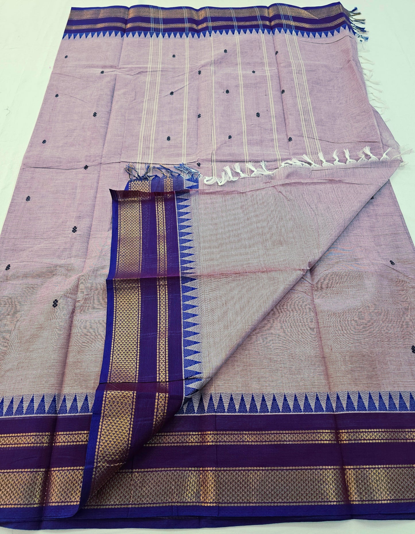 Kanchipuram Pure Korvai Cotton Saree 029