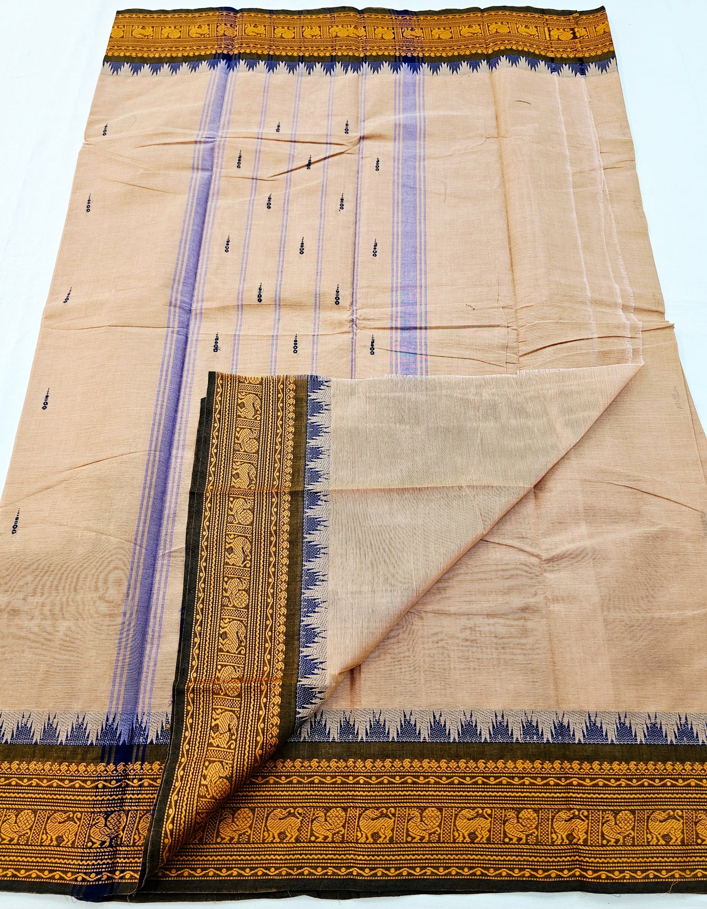 Kanchipuram Pure Korvai Cotton Saree 031