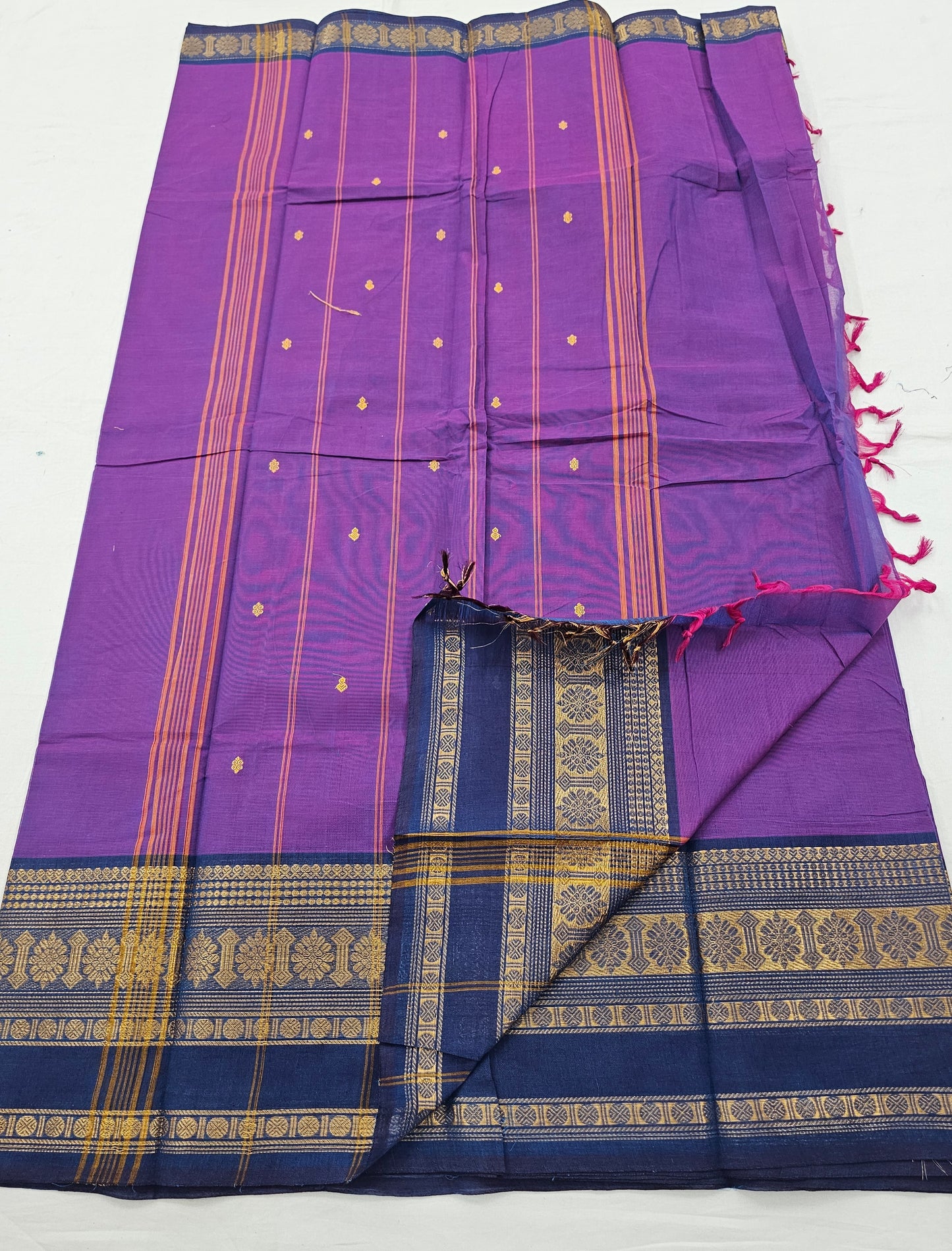 Kanchipuram Pure Korvai Cotton Saree 049
