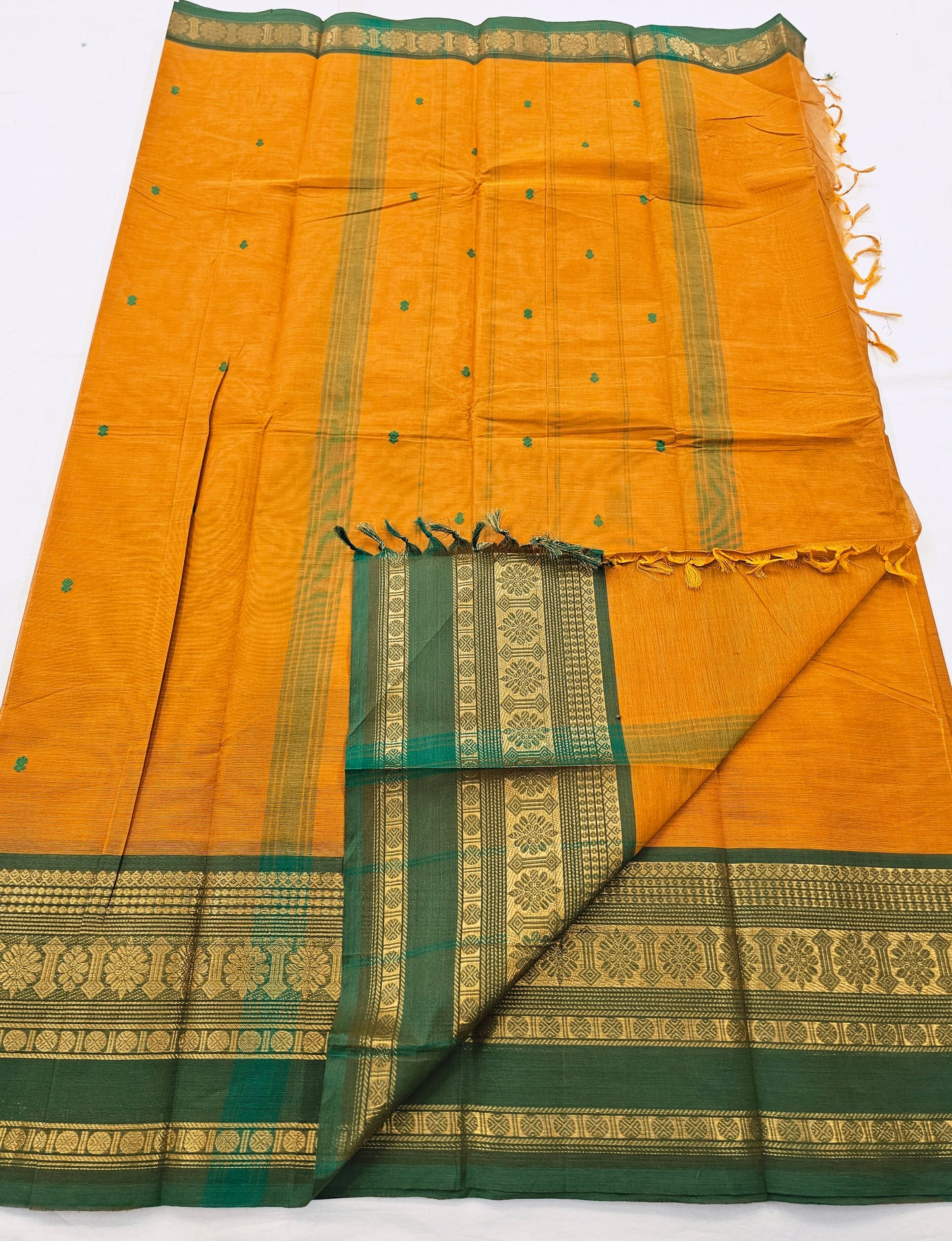 Kanchipuram Pure Korvai Cotton Saree 051