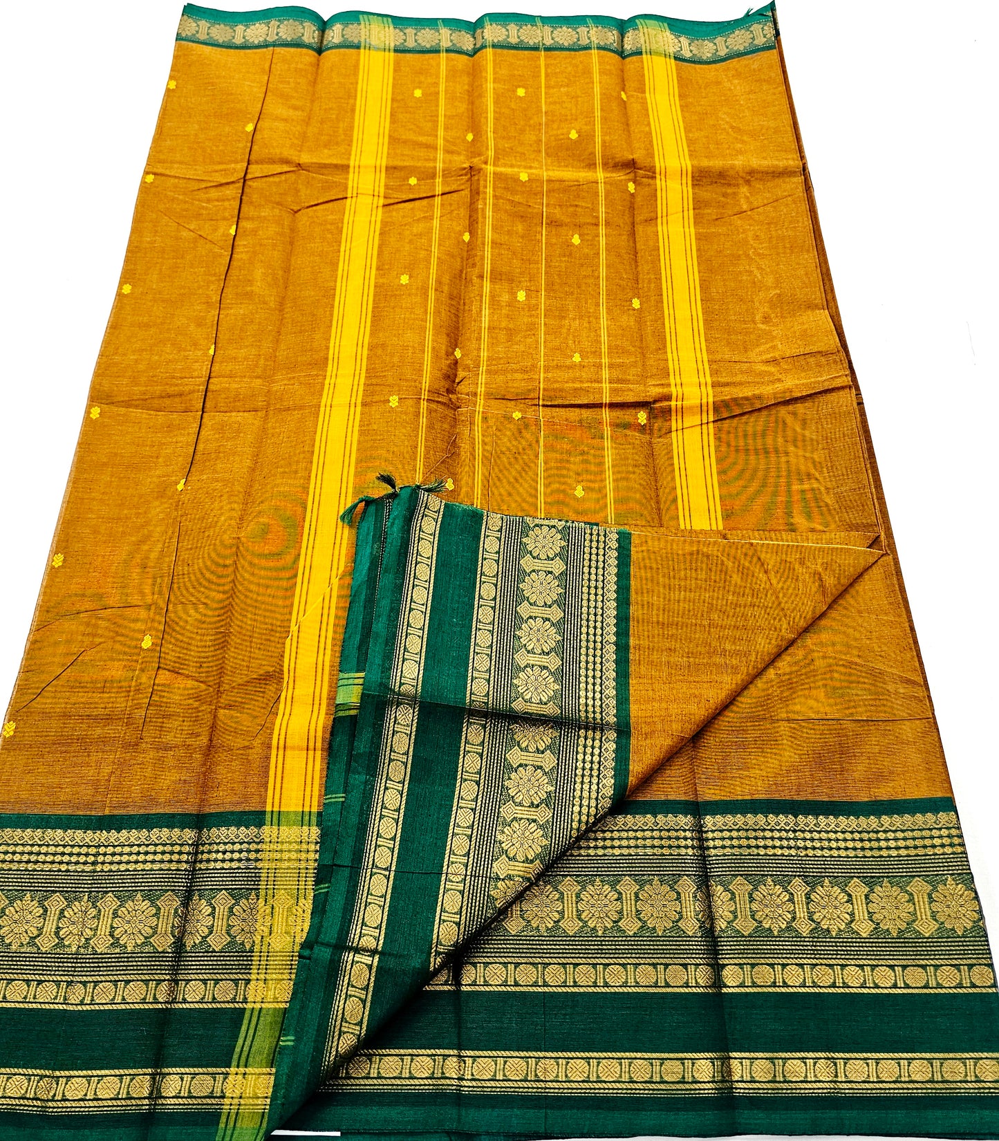 Kanchipuram Pure Korvai Cotton Saree 056