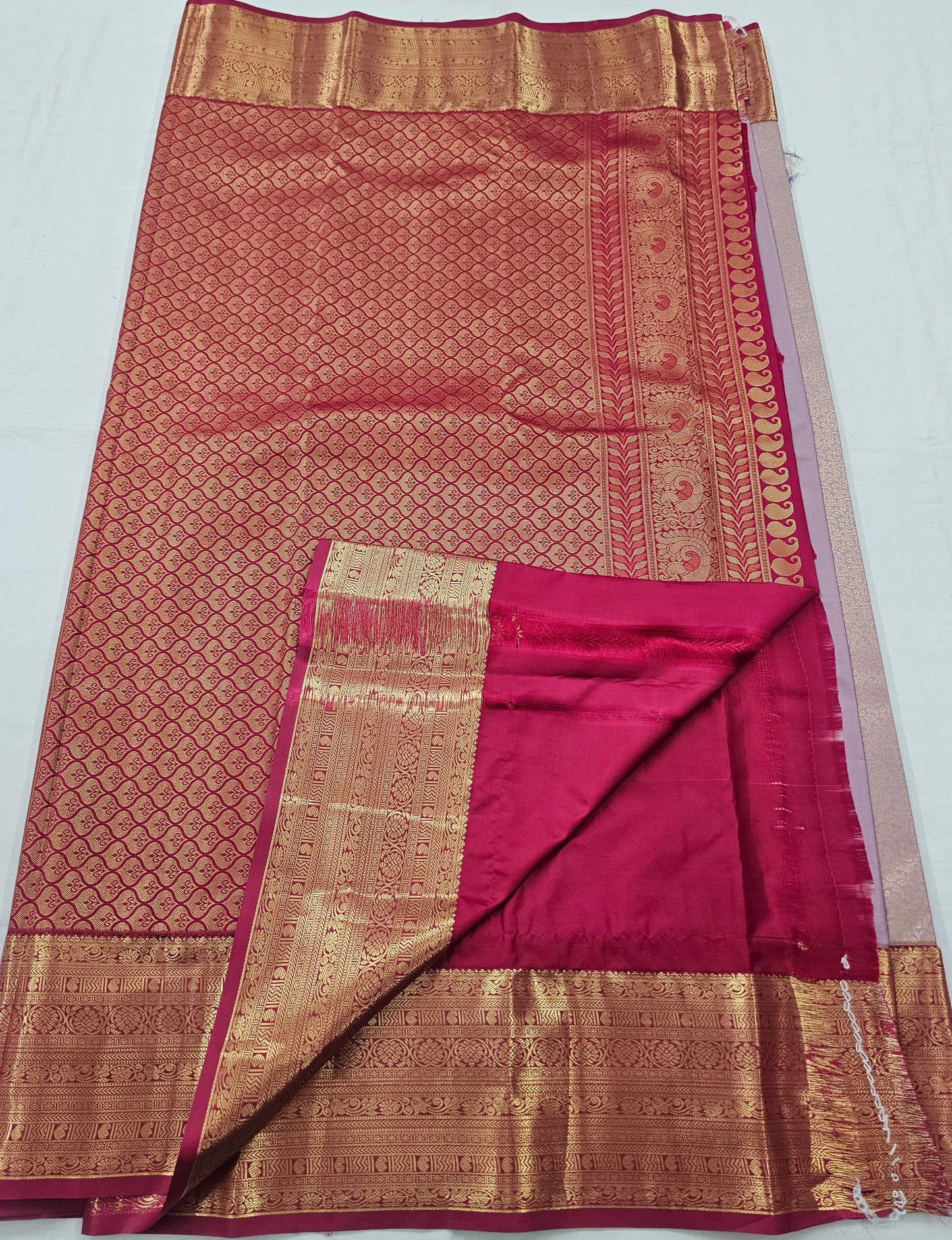 Kanchipuram Blended Vintage Bridal Silk Saree 004