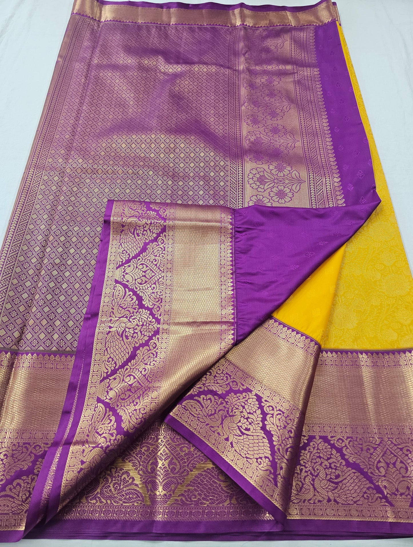 Kanchipuram Blended Trendy Bridal Silk Saree 003