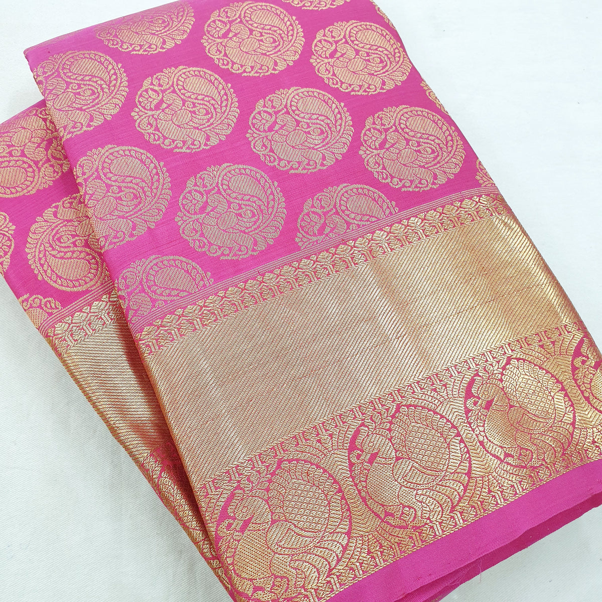 Kanchipuram Pure Handloom Bridal Silk Saree 135 – Kanchipuram Lakshaya ...