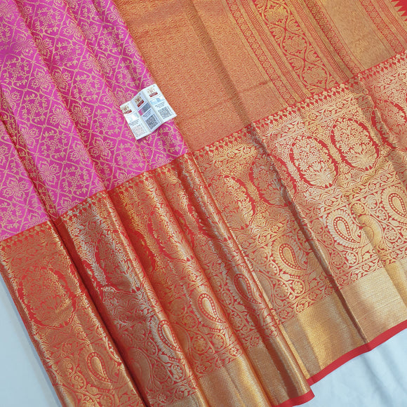 Kanchipuram Pure Bridal Silk Saree 258
