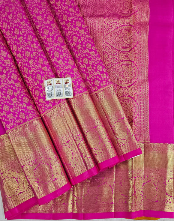Kanchipuram Pure Bridal Silk Saree 261