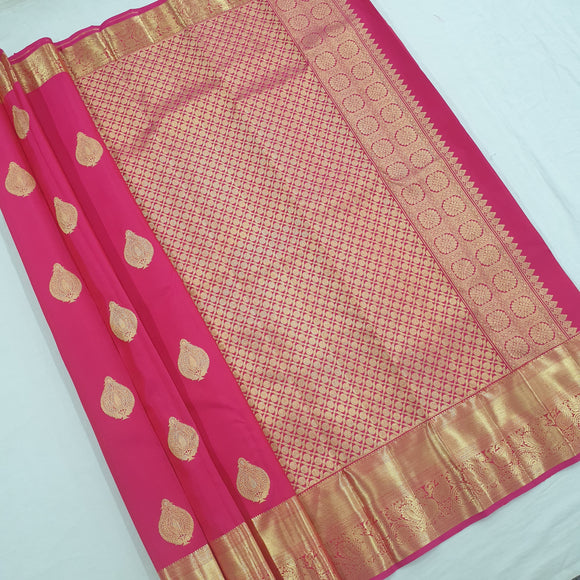 Kanchipuram Pure Handloom Fancy Silk Saree 121