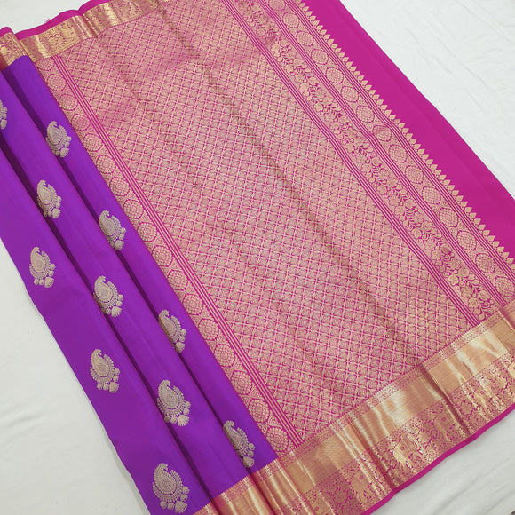 Kanchipuram Pure Handloom Fancy Silk Saree 130