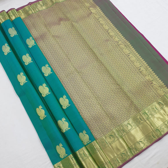 Kanchipuram Pure Handloom Fancy Silk Saree 136