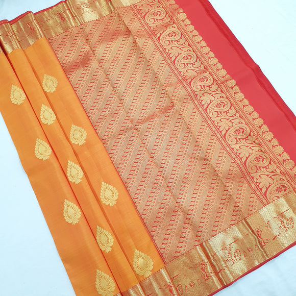 Kanchipuram Pure Handloom Fancy Silk Saree 144