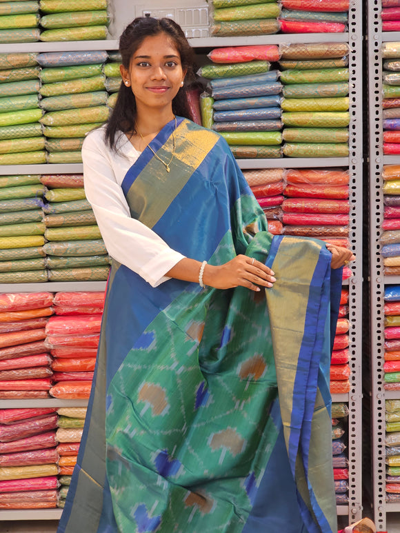 Kanchipuram Blended Pochampally Silk Sarees 049
