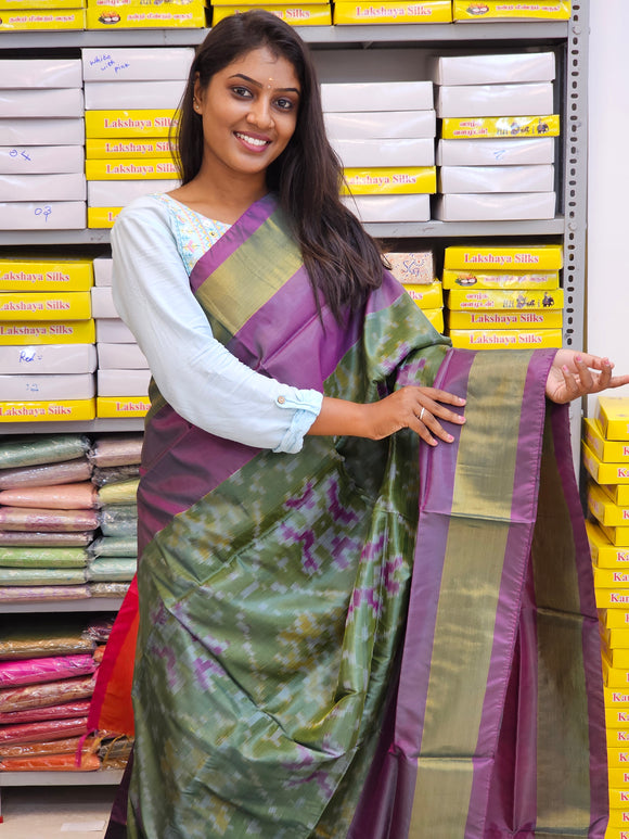 Kanchipuram Blended Pochampally Silk Sarees 054