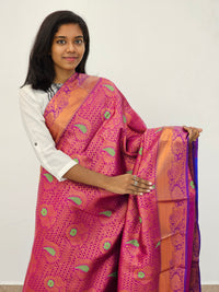 Kanchipuram Blended Mini Bridal silk Saree 029
