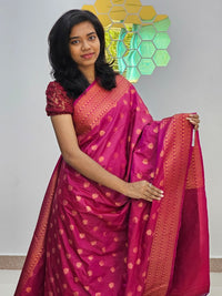 Kanchipuram Blended Bridal silk Saree 089