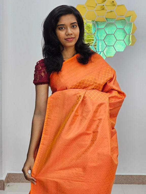 Kanchipuram Blended Bridal Silk Saree 099