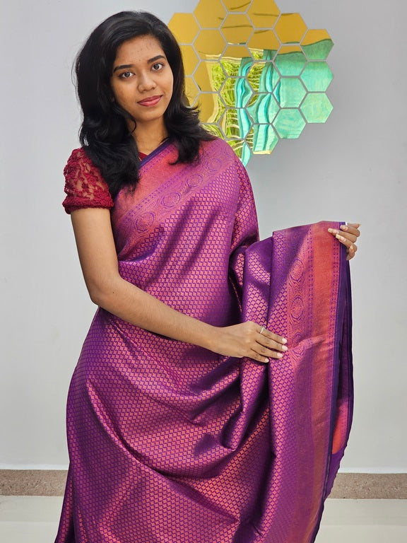 Kanchipuram Blended Bridal Silk Saree 100
