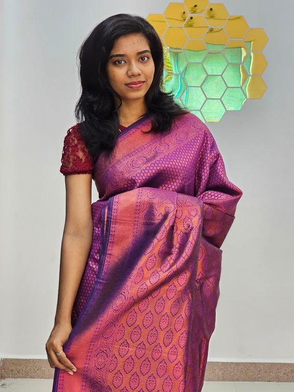 Kanchipuram Blended Bridal Silk Saree 100