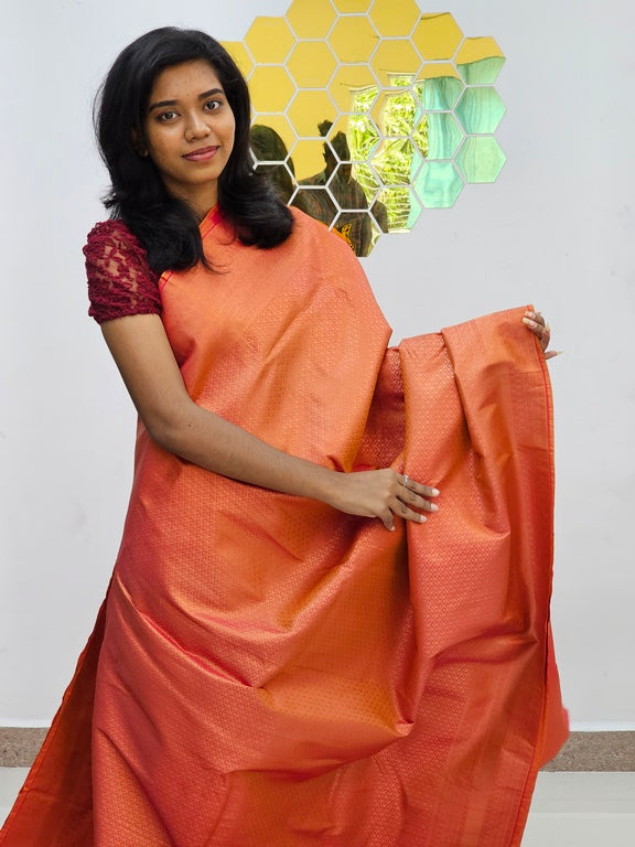 Kanchipuram Blended Bridal Silk Saree 127