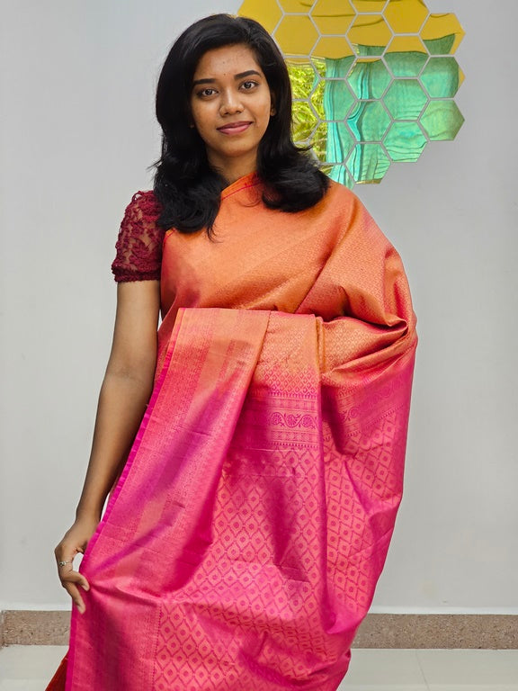 Kanchipuram Blended Bridal Silk Saree 127