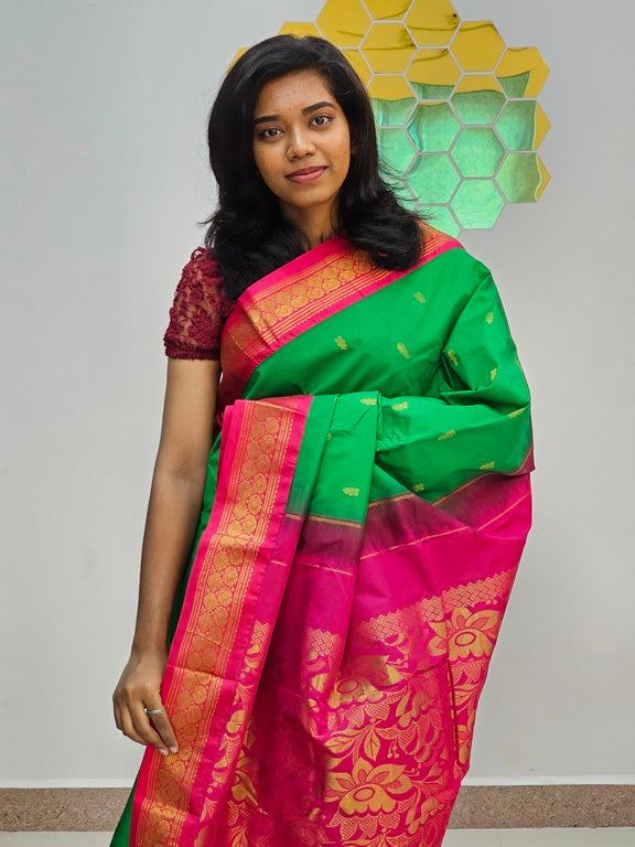 Kanchipuram Blended Bridal Silk Saree 128