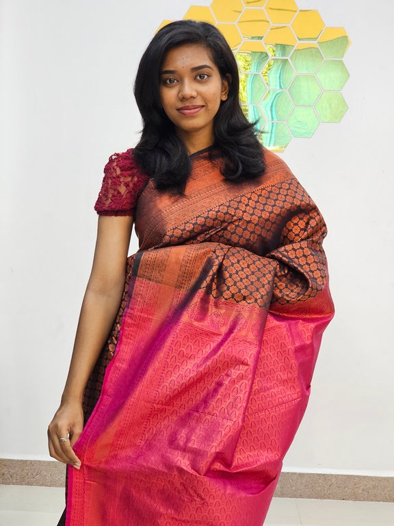 Kanchipuram Blended Bridal Silk Saree 132