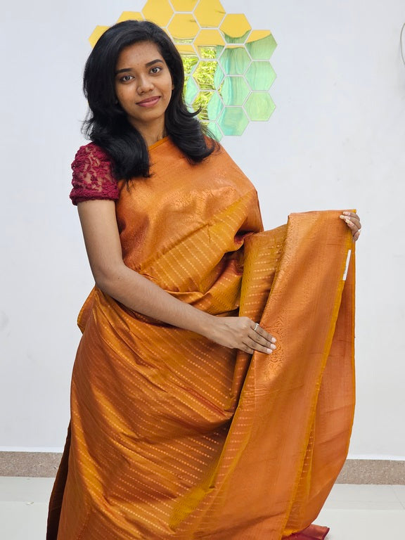 Kanchipuram Blended Bridal Silk Saree 136