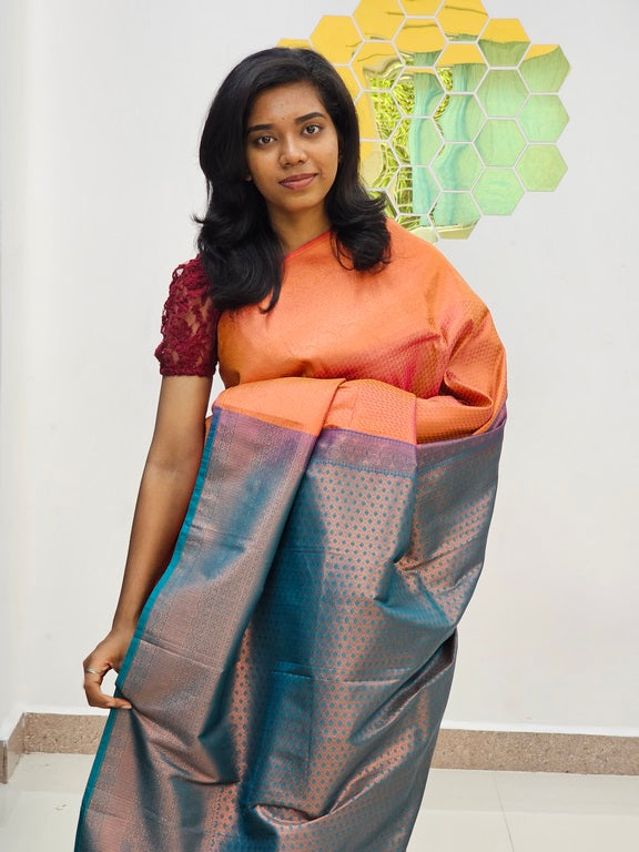 Kanchipuram Blended Bridal Silk Saree 156