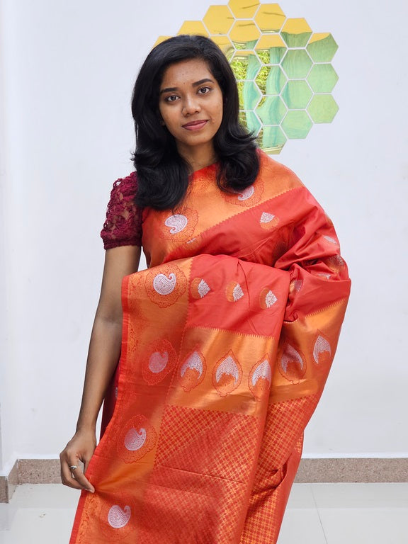 Kanchipuram Blended Bridal Silk Saree 158