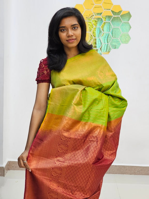 Kanchipuram Blended Bridal Silk Saree 159