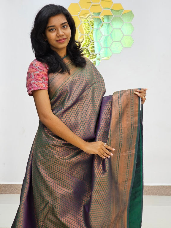 Kanchipuram Blended Bridal Silk Saree 208