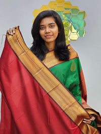 Kanchipuram Blended New Korvai Silk Saree 011