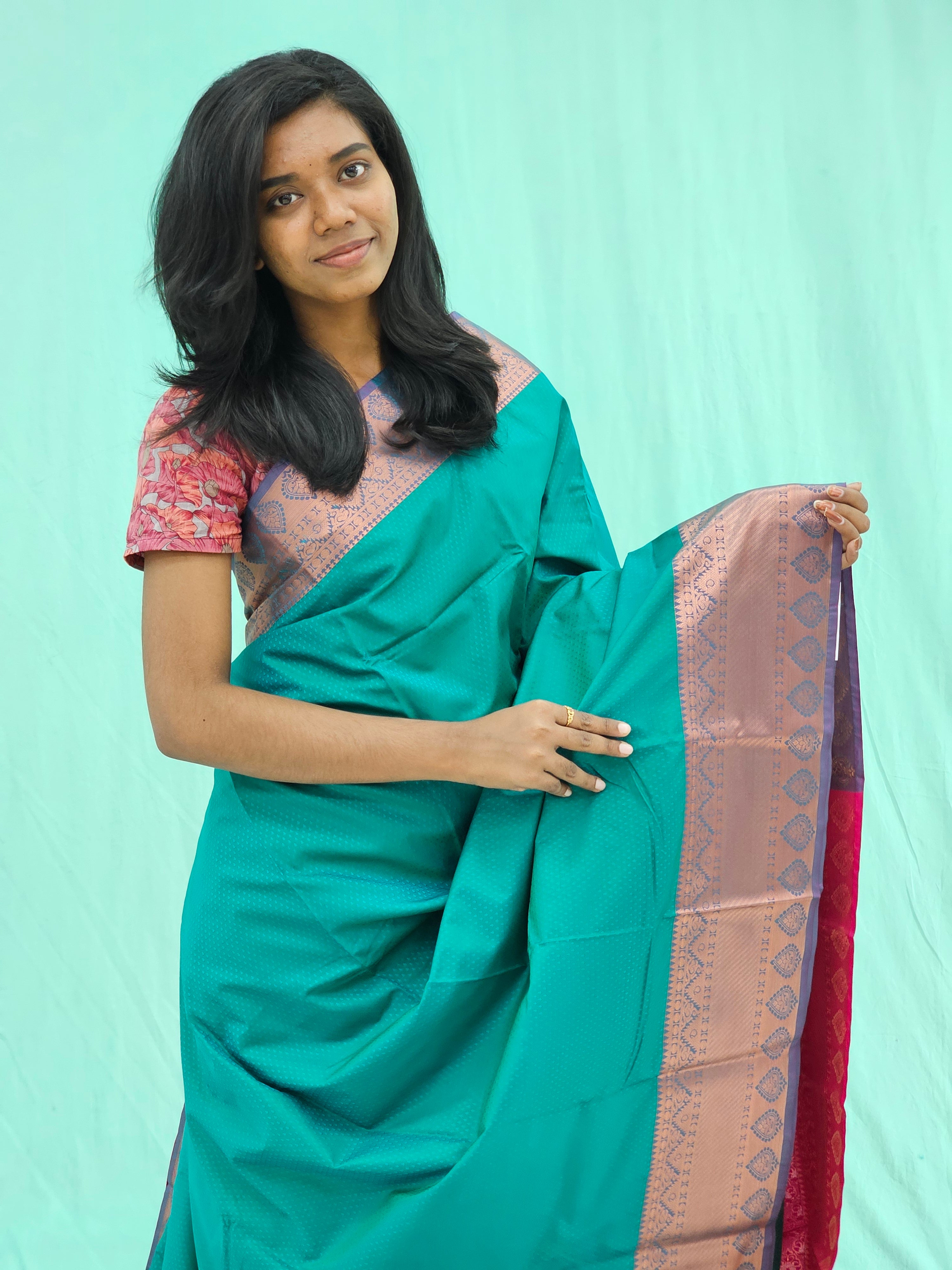 Kanchipuram Blended Trending Silk Saree 016