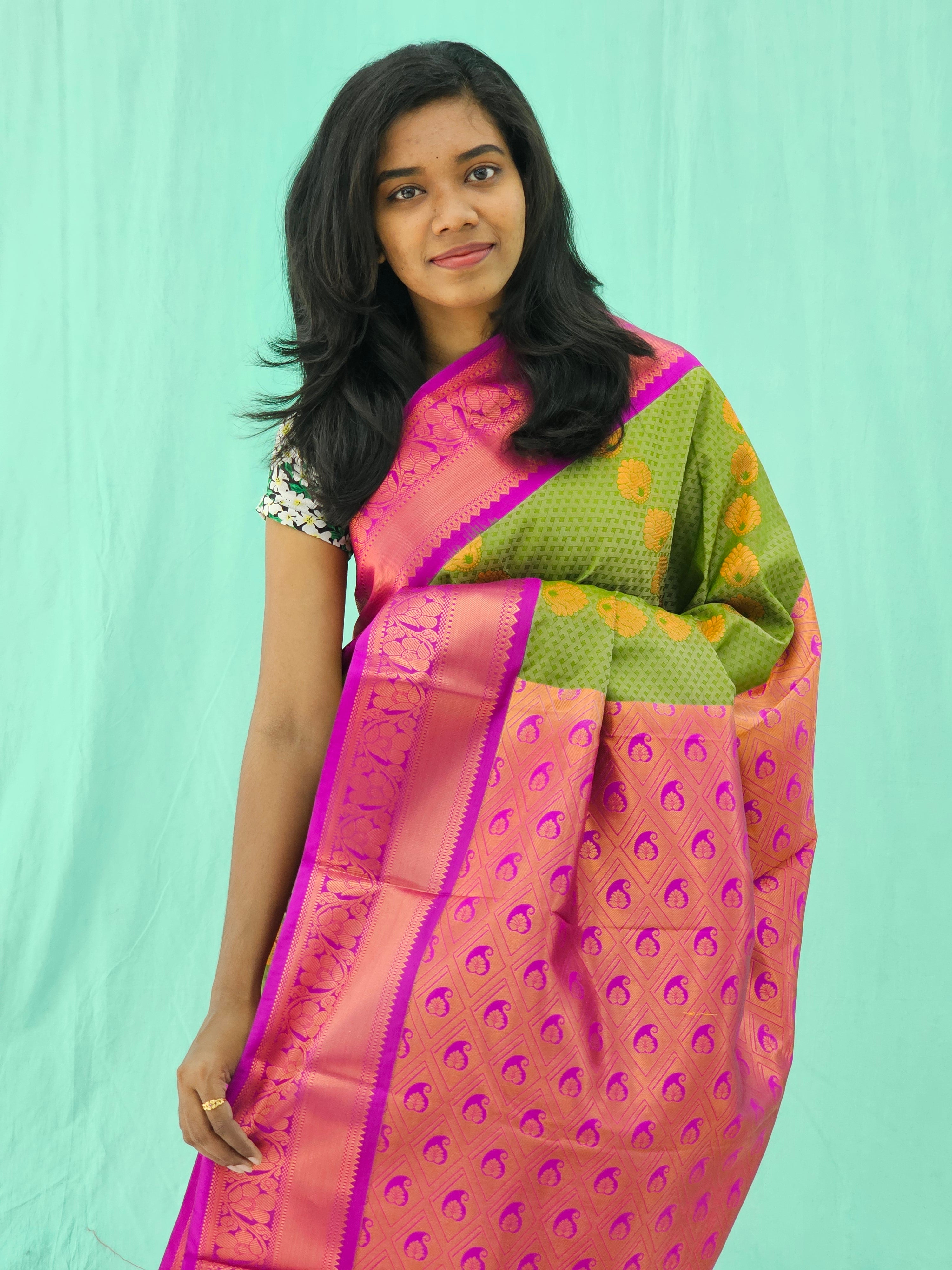 Kanchipuram Blended Trending Silk Saree 034