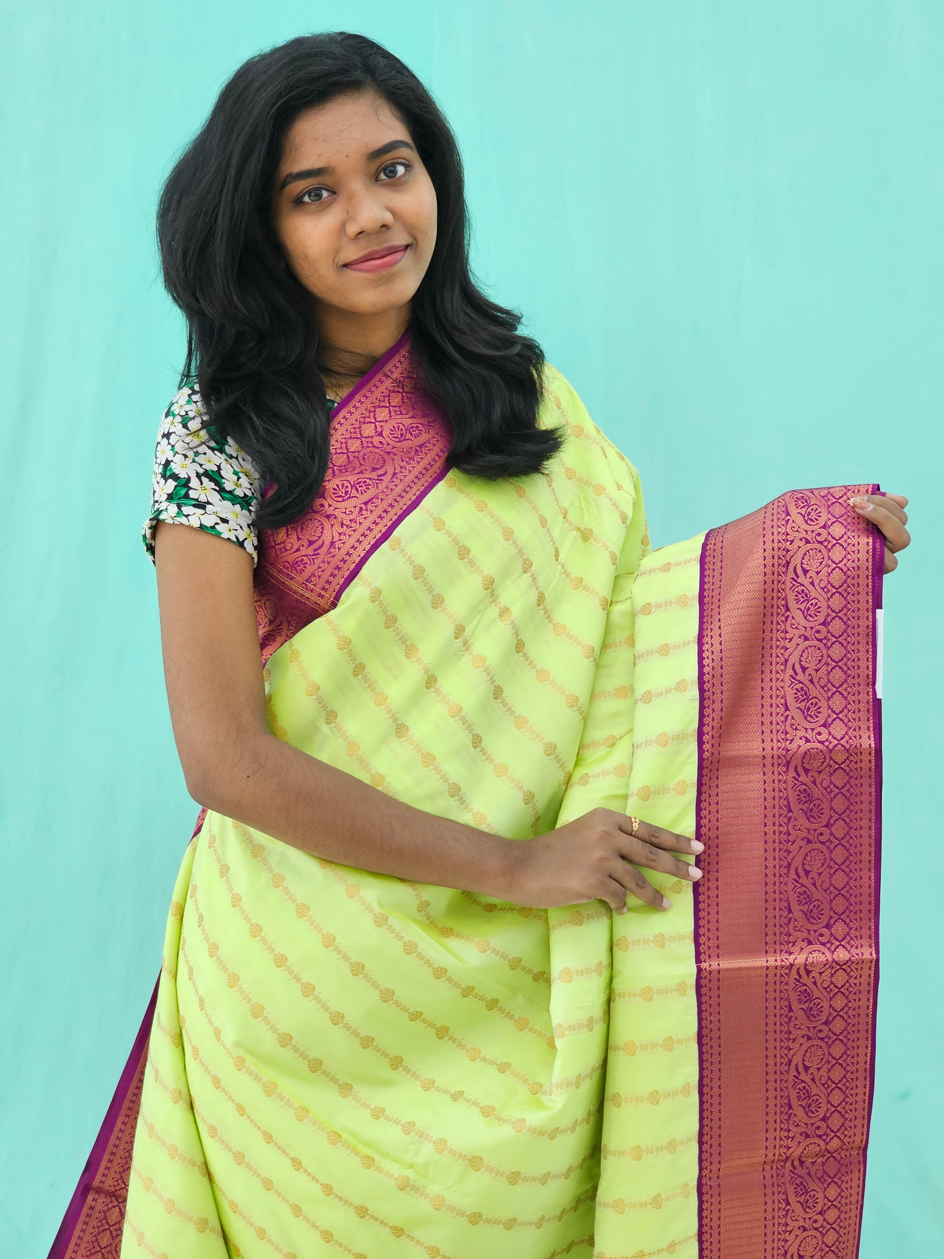 Kanchipuram Blended Trending Silk Saree 036