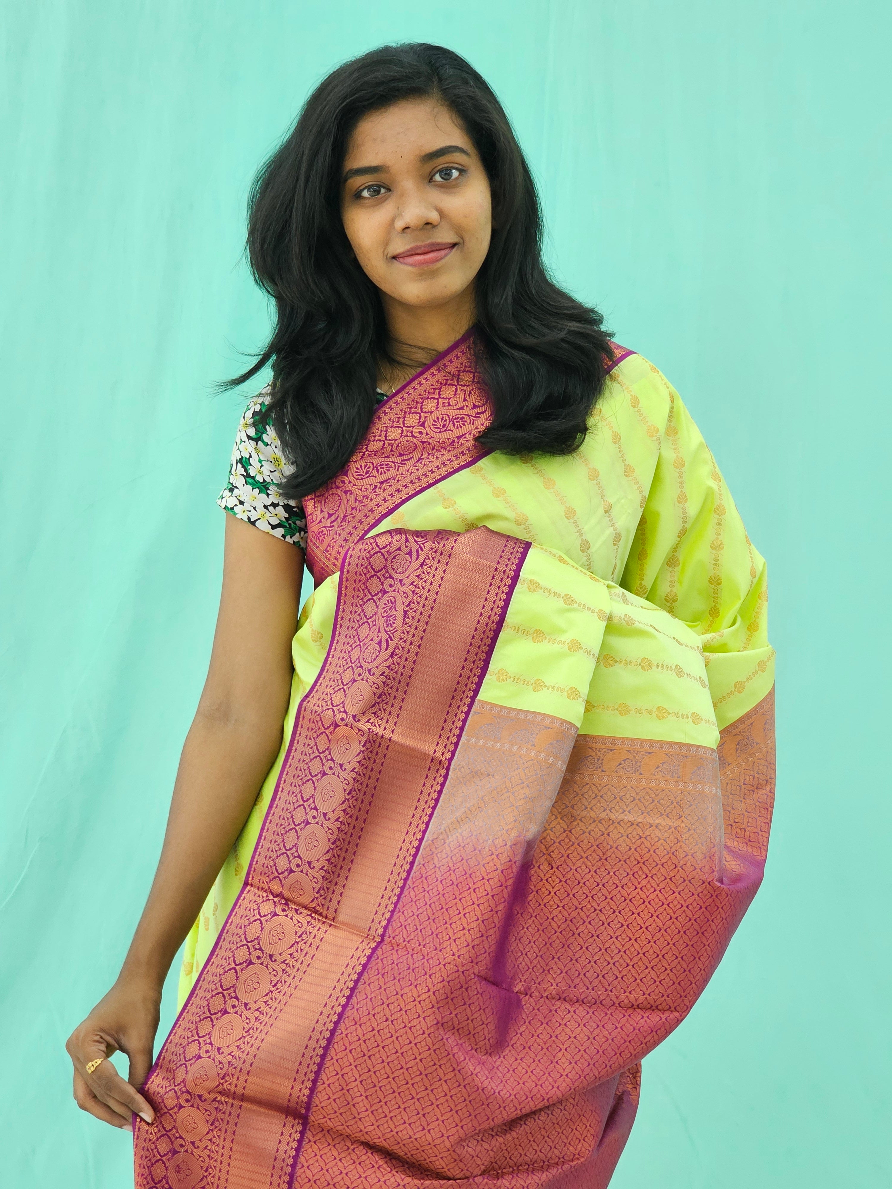 Kanchipuram Blended Trending Silk Saree 036