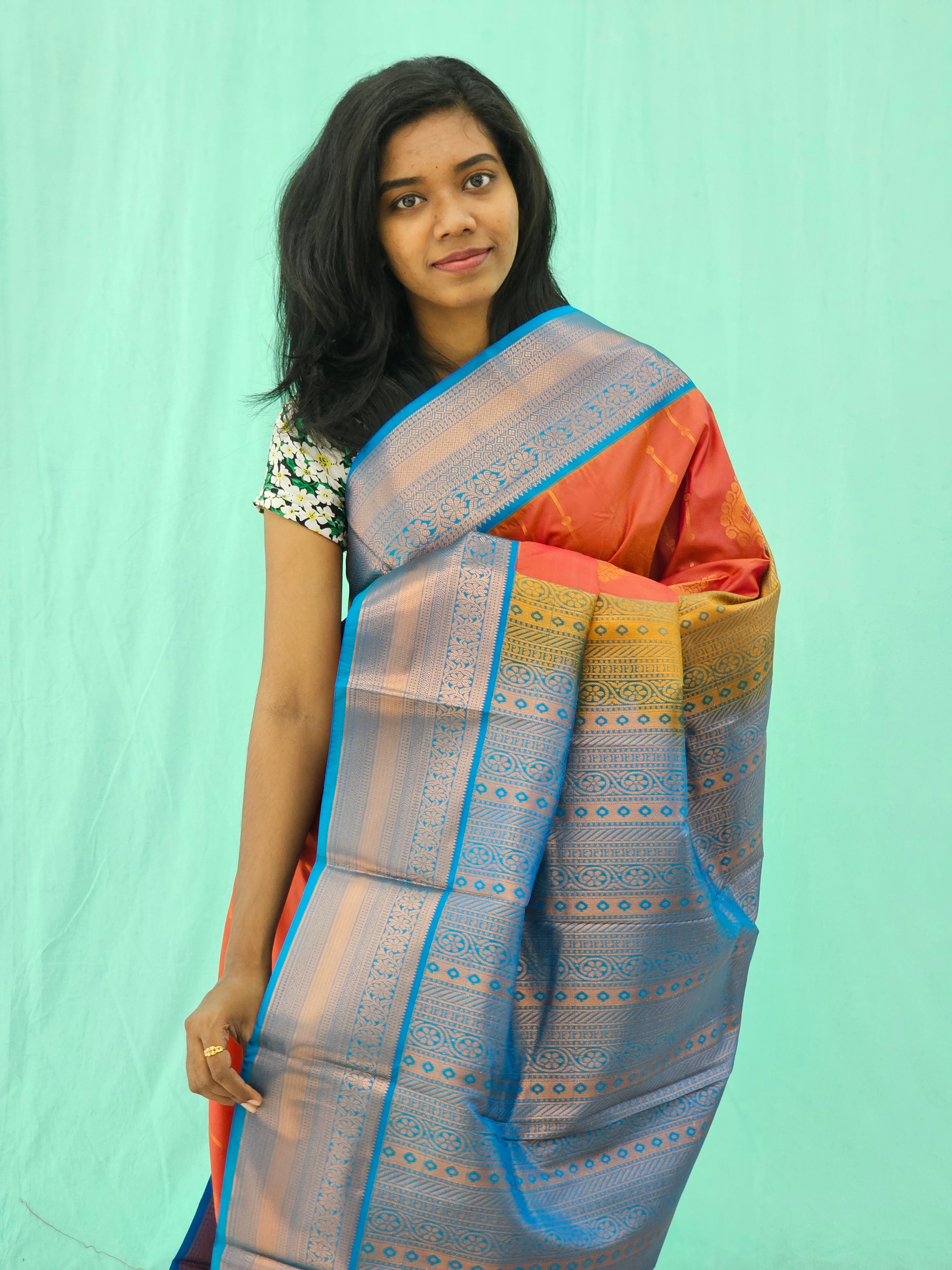 Kanchipuram Blended Trending Silk Saree 040
