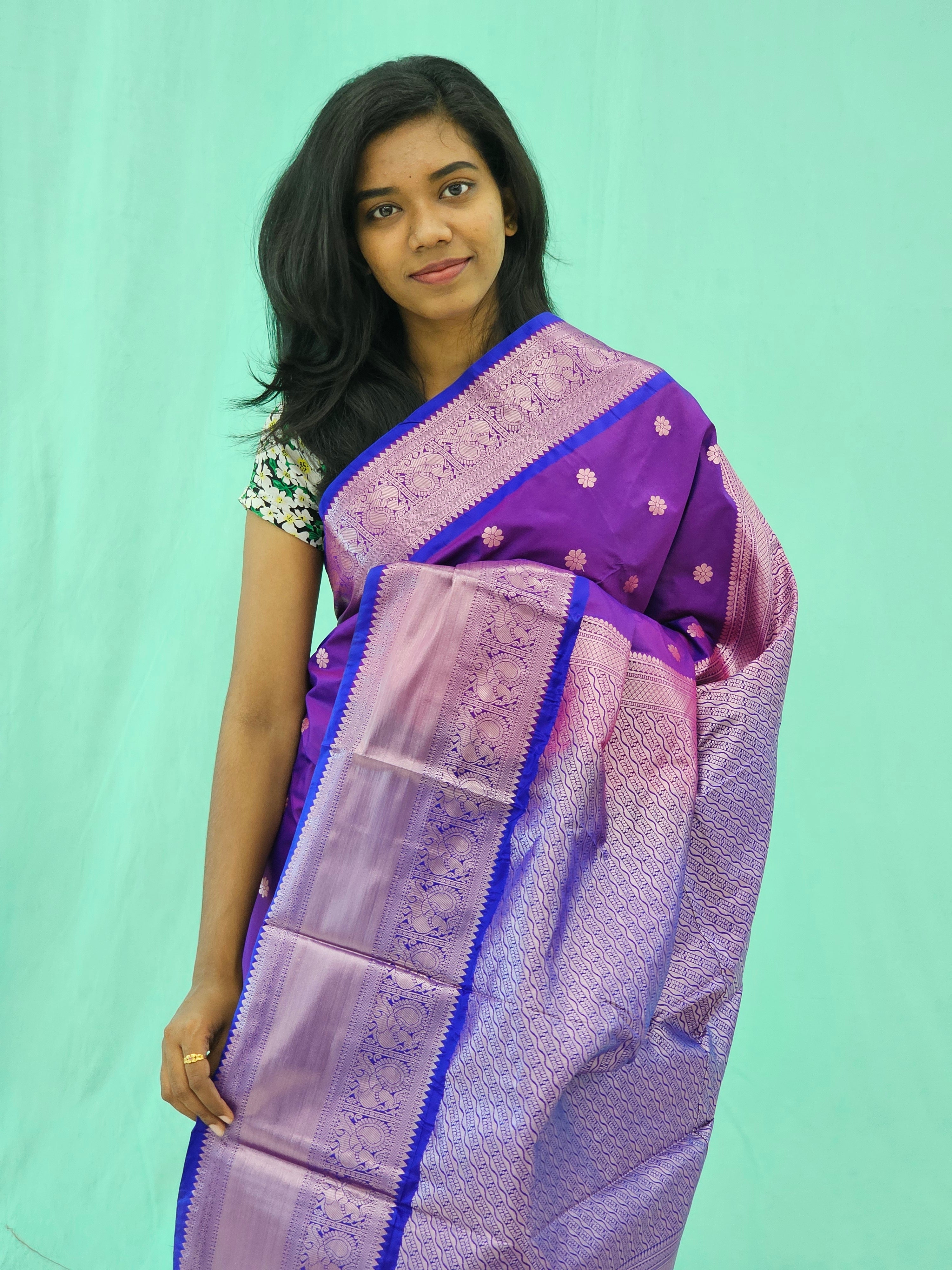 Kanchipuram Blended Trending Silk Saree 043