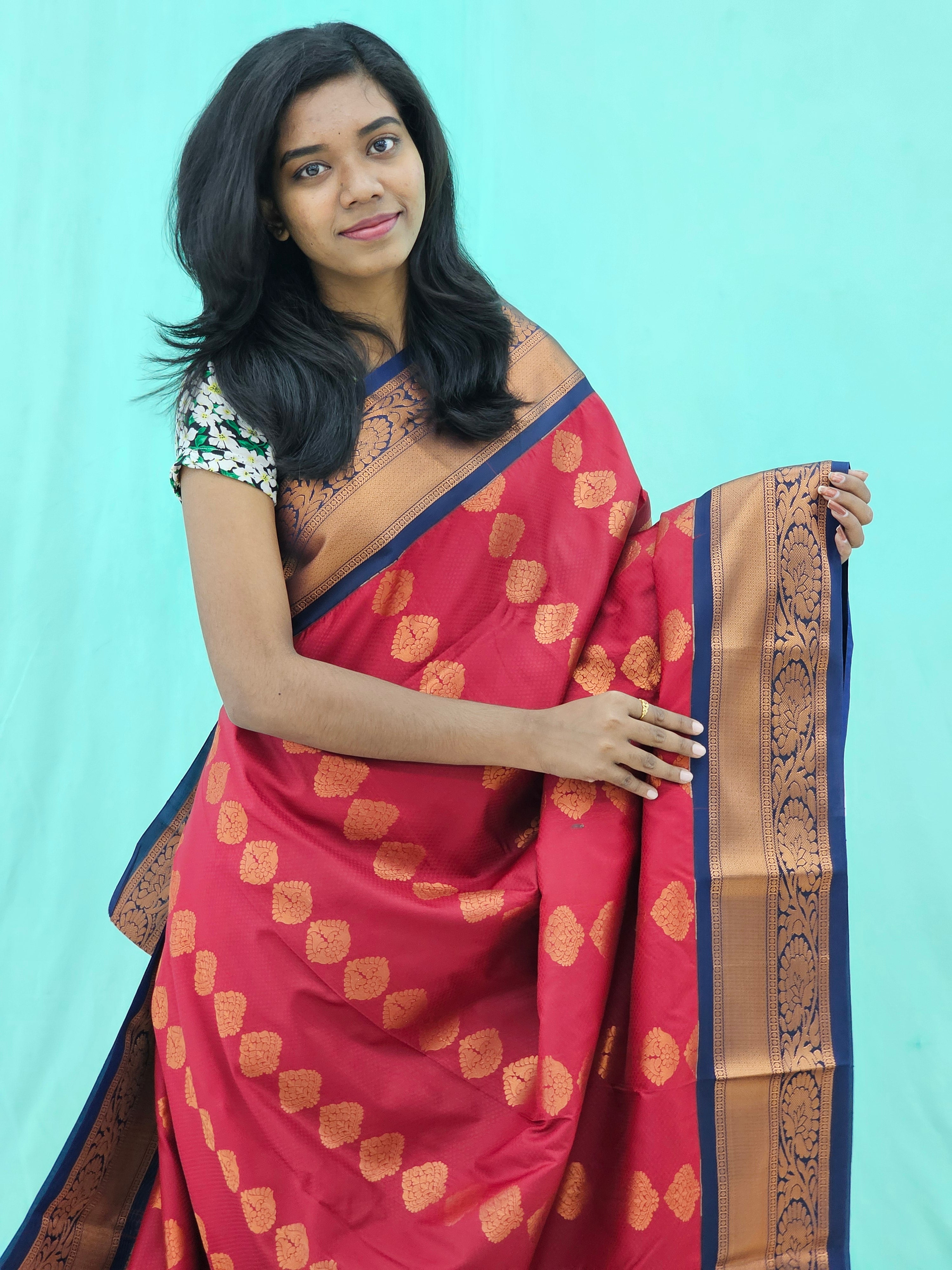 Kanchipuram Blended Trending Silk Saree 051