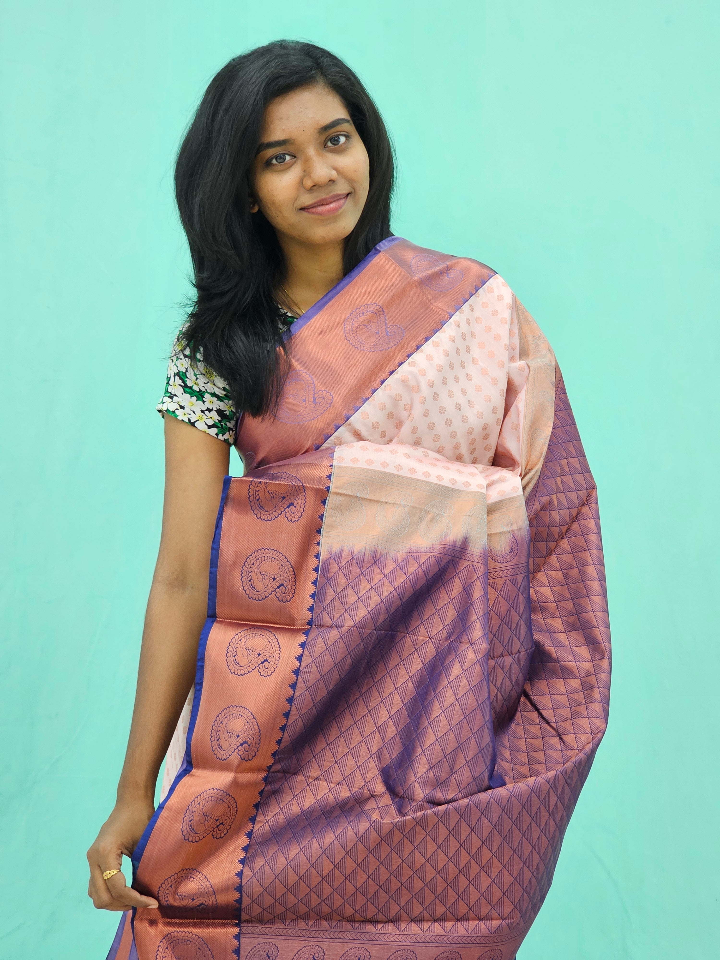 Kanchipuram Blended Trending Silk Saree 065