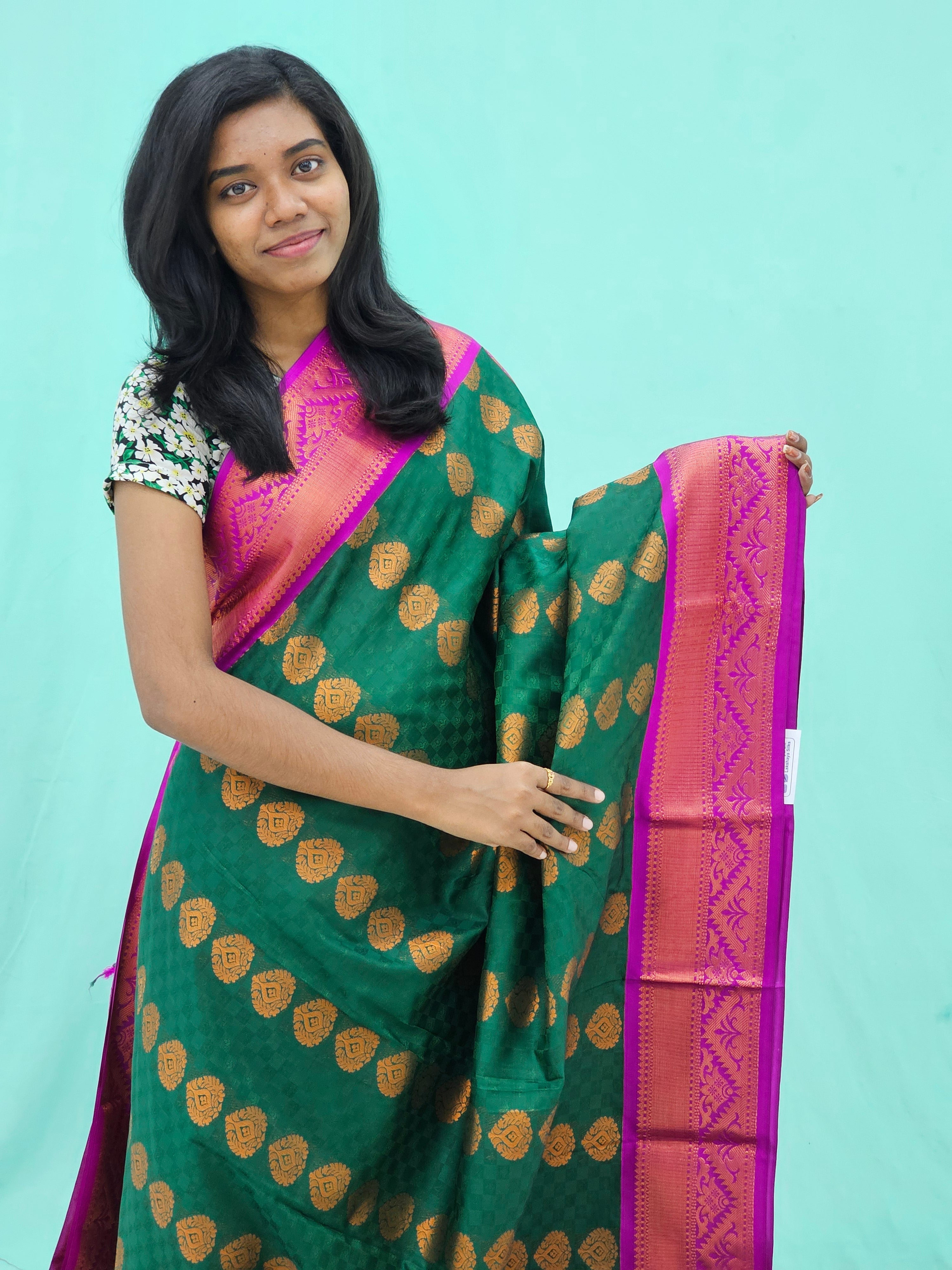 Kanchipuram Blended Trending Silk Saree 066
