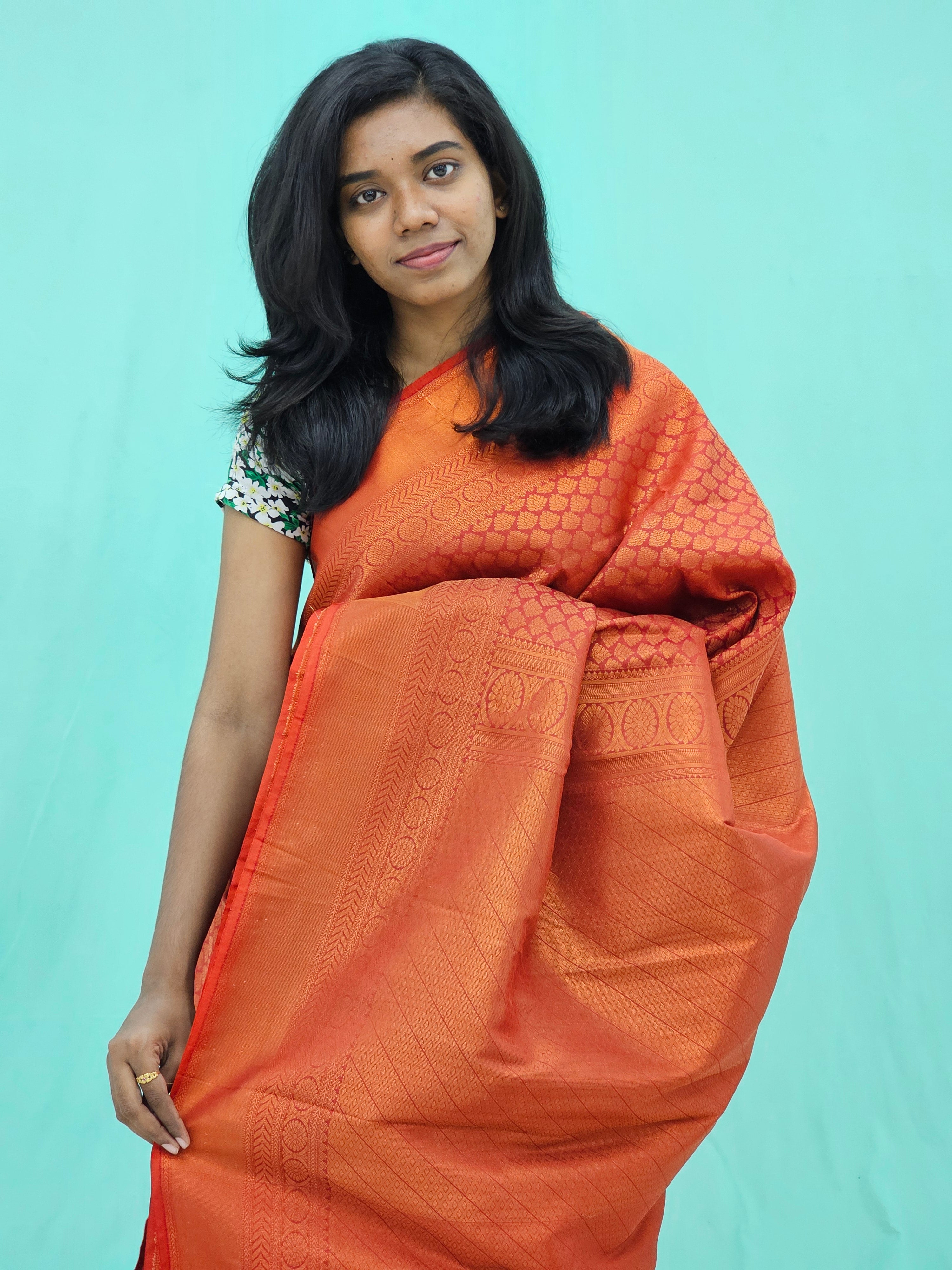 Kanchipuram Blended Trending Silk Saree 076